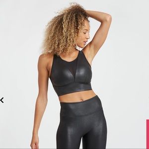 Spanx Faux Leather workout set